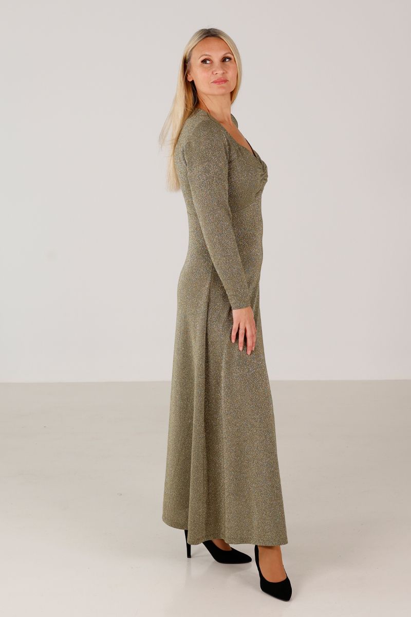 Alex gold glitter dress