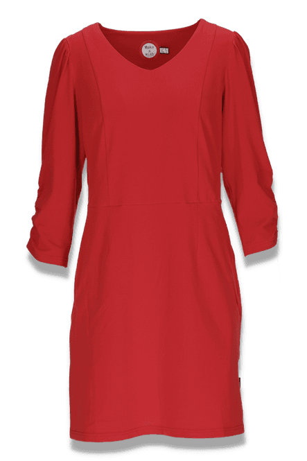Main Image Mary red basic dress