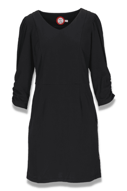 Main Image Mary black basic dress