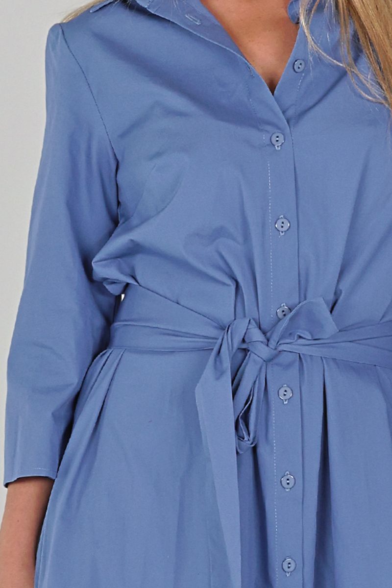 FRØYDIS jeansblue shirtdress