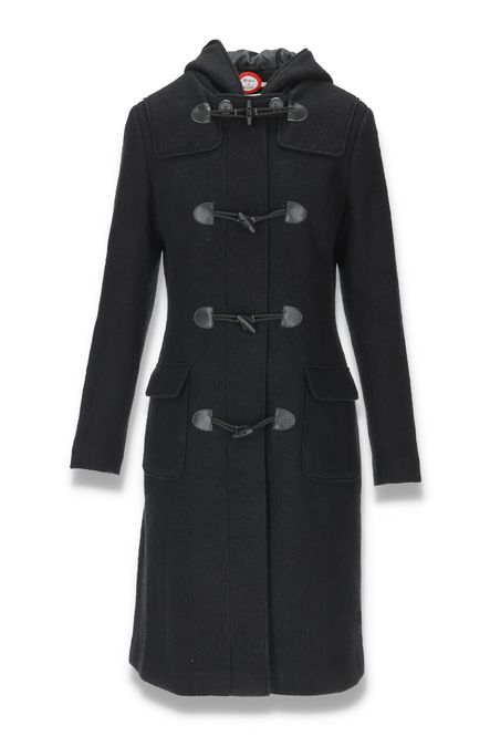 Main Image Idunn Duffel coat black wool