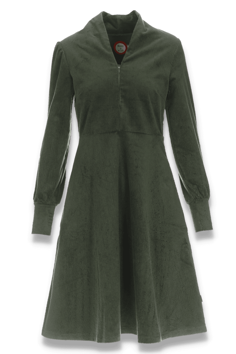 green combo dress Green Combo Blouse Maxi Dress – BLANK main image 0