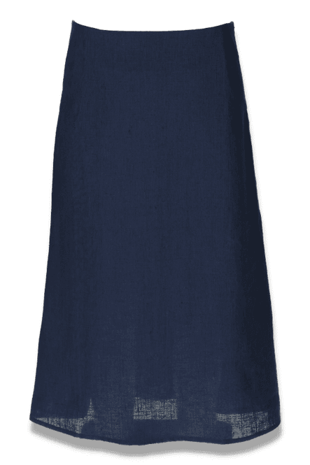 Main Image Agata skirt in navyblue linen