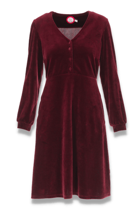 Janka green velvet dress - KO:KO