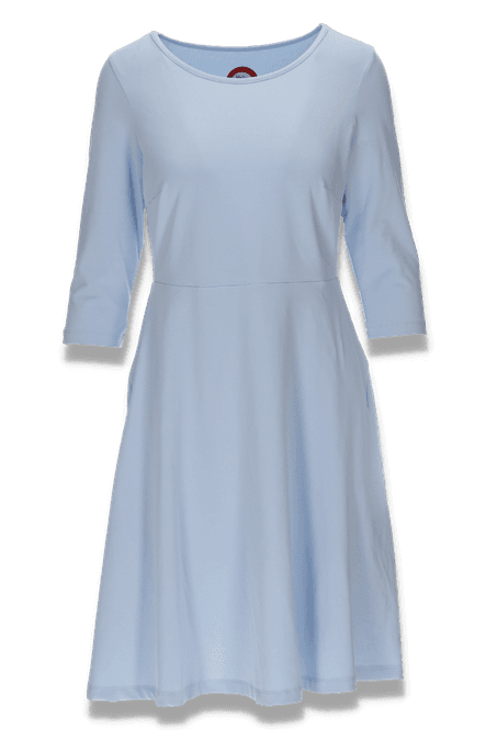 Main Image Denise sky-blue  basic dress